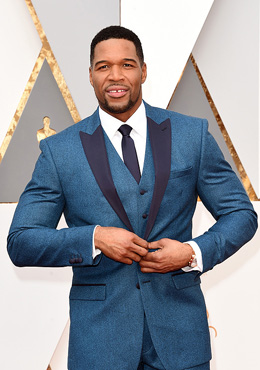 HOLLYWOOD, CA - FEBRUARY 28:  TV personality Michael Strahan attends the 88th Annual Academy Awards at Hollywood & Highland Center on February 28, 2016 in Hollywood, California.  (Photo by Jason Merritt/Getty Images)