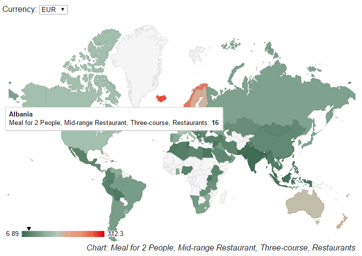 harta e restoranteve